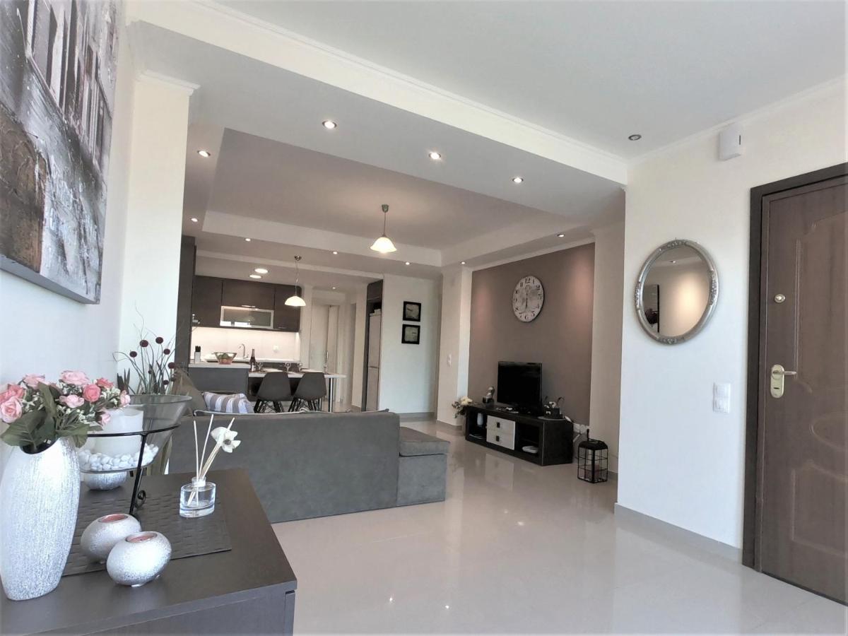 Sunshine Home 1 With Sea View Alepou Bagian luar foto