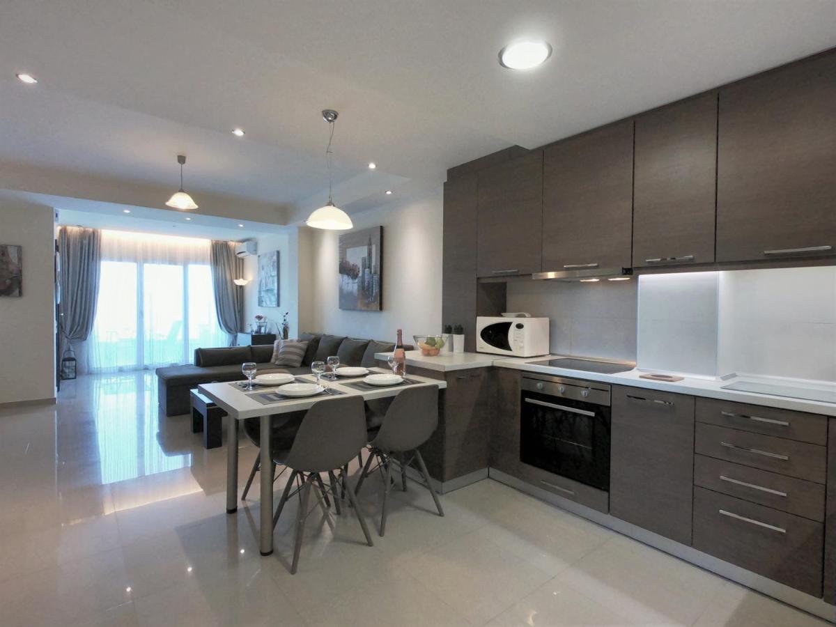Sunshine Home 1 With Sea View Alepou Bagian luar foto