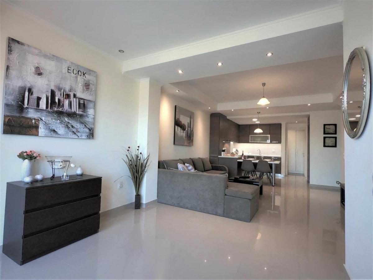 Sunshine Home 1 With Sea View Alepou Bagian luar foto