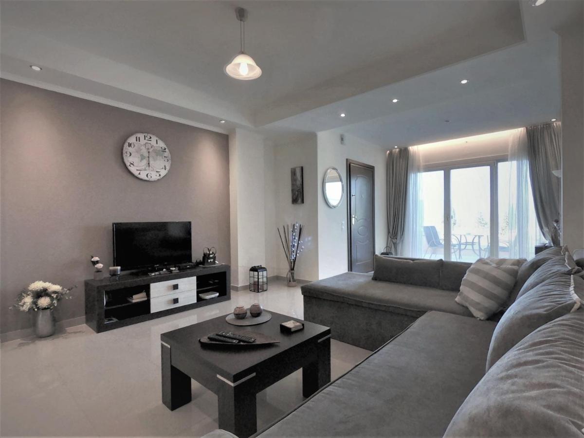 Sunshine Home 1 With Sea View Alepou Bagian luar foto
